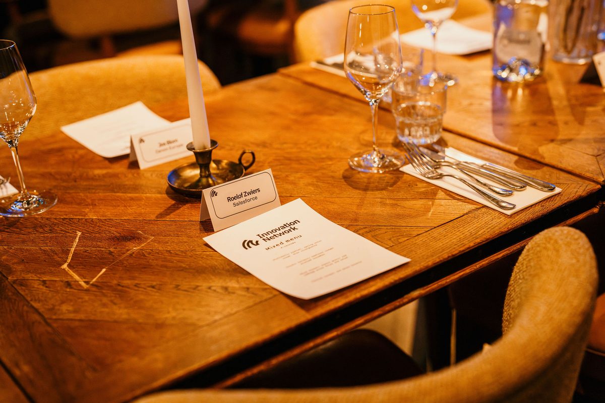 Salesforce executive at Innovation Dinner